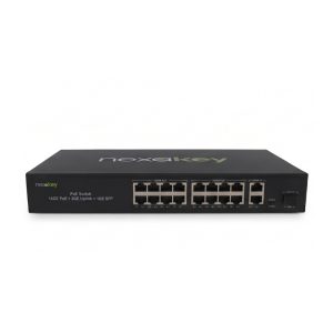 Nexakey NS-600GS-16P2U2S 18 Port Gigabit PoE Switch with 2 SFP