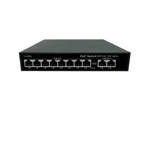 Nexakey NS-6000GS-8P2U1S PoE Switch 10 Port Gigabit with 2 Uplink & SFP